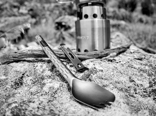Miniatura 2 de Gerber Gear Gerber Devour Multi-Tenedor, herramienta para comer en campamento, ónix [31-003418]