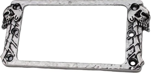Miniatura 4 de Guyker Cubierta Humbucker Plana de Metal, Juego de Anillos de Montaje para Pastilla - Marco de Pastillas de Puente y Mástil, Pieza de Repuesto