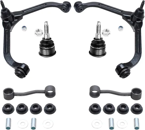 Miniatura 126 de Detroit Axle - Kit de brazos de control de extremo delantero 4WD para Ford 04-08 F-150, 06-08 Lincoln Mark LT, 4 extremos de barra de acoplamiento