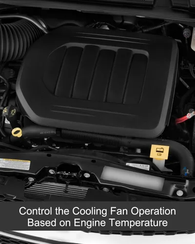 Miniatura 6 de Relé de ventilador de refrigeración del motor apto para Chrysler Town & Country Jeep Liberty Wrangler Dodge Caravan, relé de ventilador de radiador