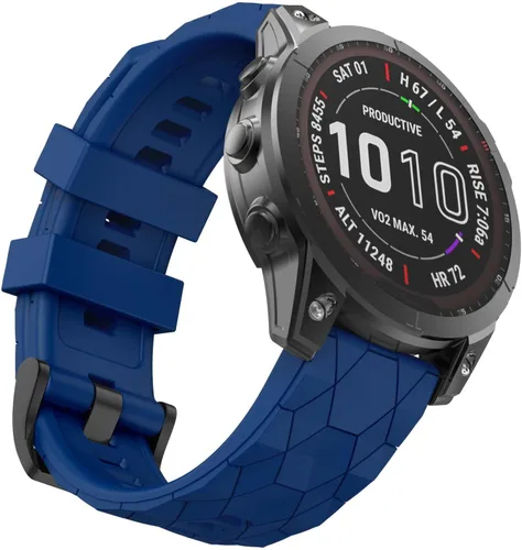 Compatible con Garmin Fenix 7X Band 1.024 in de ancho, correas de reloj suaves de repuesto para Fenix 7X/Fenix 6X/Fenix 6X Pro/Fenix 5X/Fenix 5X