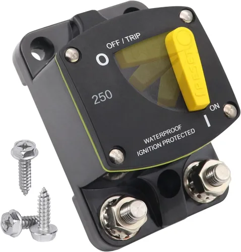 Miniatura 45 de E69 Interruptor de circuito de 10 A T3 con restablecimiento manual Mini de montaje en superficie IP66 Interruptor conmutable de 10 A