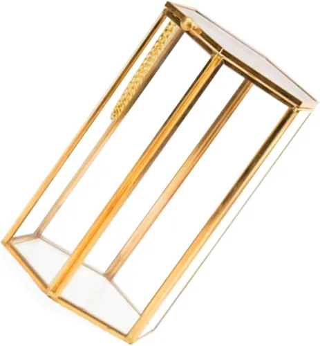 Porta cepillo contenedor de vidrio organizador de cepillo de escritorio organizador antideslustre soporte transparente soportes de joyería