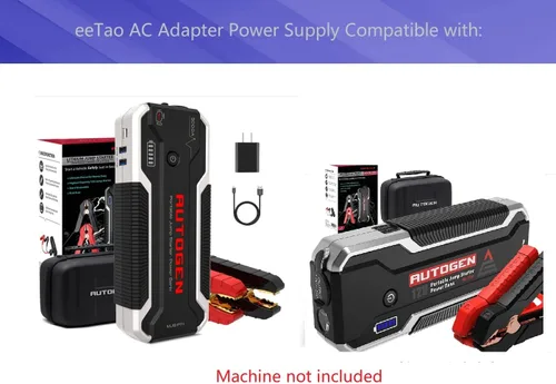 Miniatura 3 de Cable de carga micro USB compatible con AUTOGEN MJS111B MJS-111 MJS60W arrancador de coche 4500A 4000A 3000A 12V enchufe cargador de batería