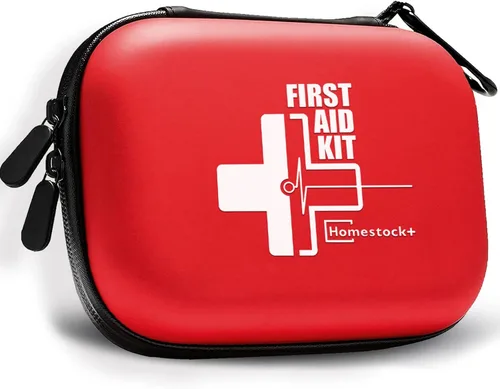 Miniatura 9 de Pequeños botiquines de primeros auxilios, botiquín de primeros auxilios de viaje con compartimentos etiquetados, sistema Molle, kit médico compacto