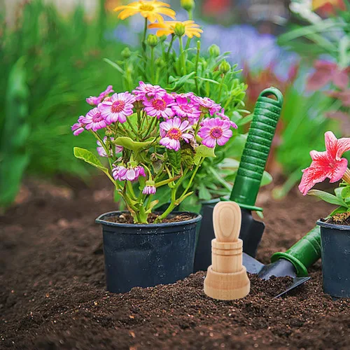 Miniatura 3 de IMIKEYA Juego de macetas de papel de madera, biodegradable, ecológico, fácil de usar, perfecto para plántulas, interior y exterior, 1 juego