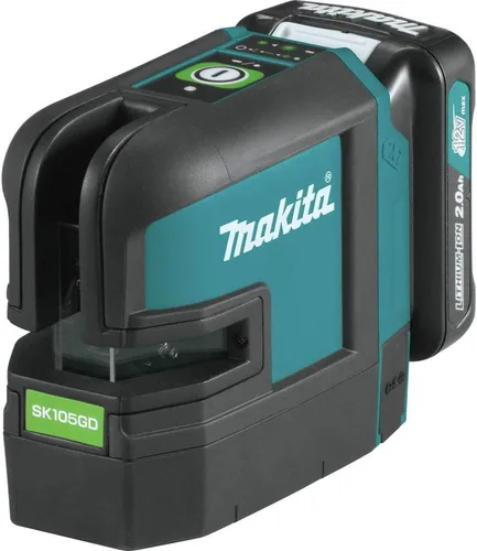 Miniatura 2 de Makita SK105GDNAX Kit láser de haz verde de línea cruzada autonivelante inalámbrico de iones de litio CXT® de 12 V máx. (2.0 Ah)