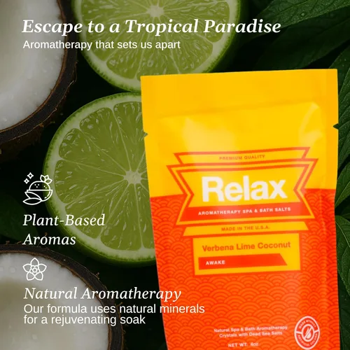 Miniatura 4 de Relax Spa & Bath, Epsom & Sales del Mar Muerto, sales de baño de aromaterapia para bañera de hidromasaje, baño o spa, infundidas con magnesio