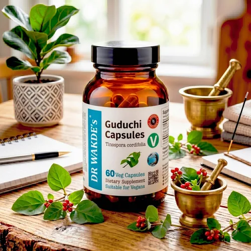 Miniatura 22 de DR WAKDE's Cápsulas de Guduchi (Tinospora cordifolia, 60 cápsulas vegetales, suplemento a base de plantas, hierba ayurvédica, todo natural, vegano)
