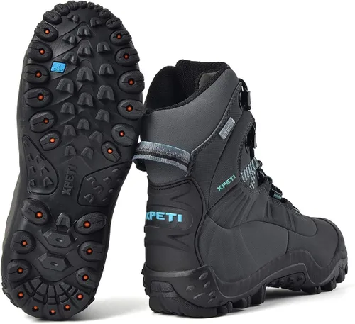 Miniatura 6 de XPETI Botas de senderismo para mujer Thermator Mid High Top impermeables para exteriores