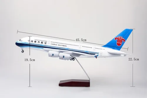 Miniatura 3 de Modelo de avión a escala 1/160 modelo de avión A380 China Aerolínea del sur de avión Kits de modelo de avión Kit de modelo de avión Modelo de avión