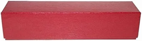Miniatura 2 de Caja de almacenamiento roja de 9 x 2 x 2 con 100 soportes para monedas de papel Guardhouse