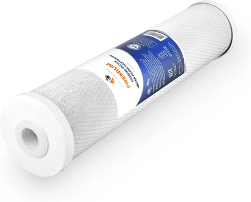 Miniatura 9 de Aquaboon Cartucho de repuesto de filtro de agua para toda la casa, 5 micrones, 20 x 4,5, reducción de cloro para sistema de filtración de agua de 1