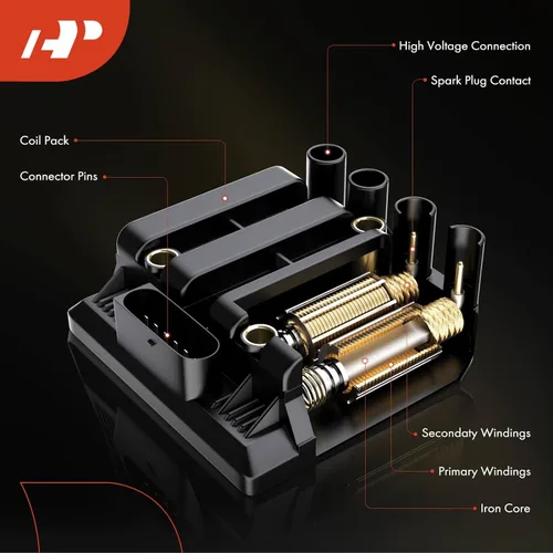 Miniatura 4 de A-Premium Paquete de bobinas de encendido compatible con Ford F-150 4.6L 1997-1999, Expedition 4.6L 1997-1999, Explorer 5.0L 1996-2001 y Lincoln