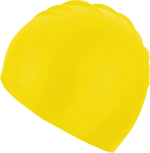 Miniatura 8 de Uttpll Gorro de natación de silicona impermeable, cómodo gorro de baño, gorro de natación para mujeres y hombres, gorra de baño impermeable Blanco
