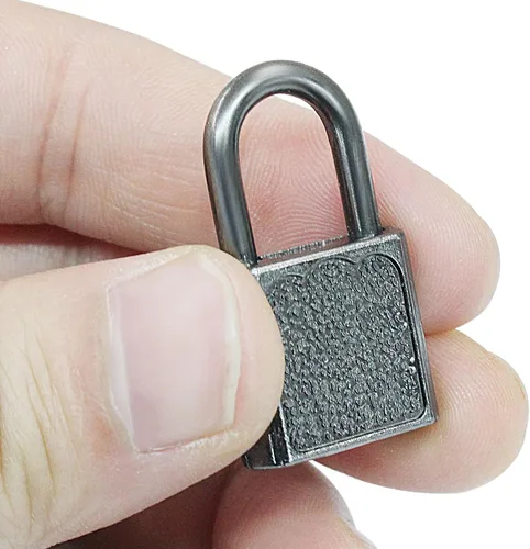 Miniatura 4 de Litoexpe 10 cerraduras pequeñas para equipaje pequeño con llaves, candado pequeño de metal, equipaje sólido para decoración de cajas de joyería Negro