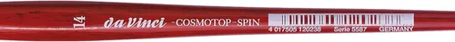 Miniatura 419 de da Vinci Watercolor Series 5580 CosmoTop Spin Pincel de Pintura, Redondo Sintético con Mango Rojo