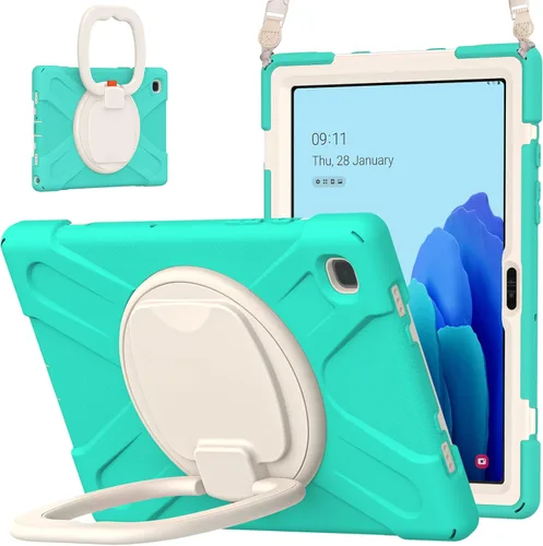 Miniatura 111 de 360 Rotation Case for Galaxy Tab ActivePro/Tab Active4 Pro/Active 5 Pro 10.1" Sturdy Cover Rotate Ring Stand Shoulder Carrying Strap Hand Strap