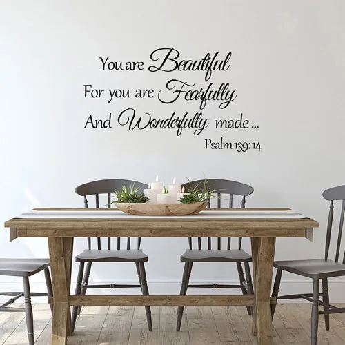 Miniatura 4 de Calcomanías de pared con versículo bíblico, calcomanías inspiradoras de pared, citas cristianas, calcomanías de pared religiosas, calcomanías