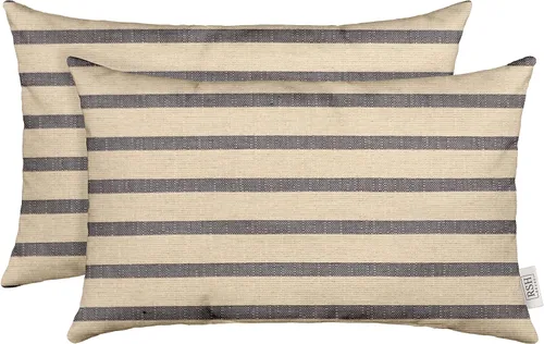 Miniatura 81 de RSH DECOR: Sunbrella - Juego de 4 almohadas lumbares, 20 x 12 pulgadas, tela de rendimiento resistente al agua y a la decoloración, fundas