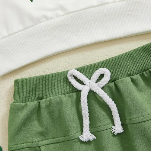 Miniatura 50 de BemeyourBBs Conjunto divertido de sudadera y pantalones de manga larga con letras divertidas para bebé niño y niño
