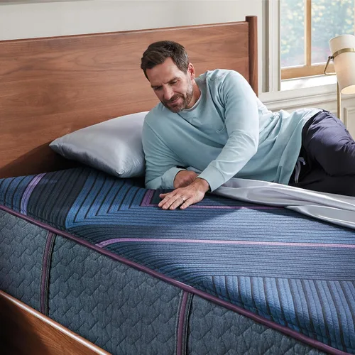 Miniatura 10 de Beautyrest Colchón híbrido de 13 pulgadas de nivel mundial, nivel tres, tamaño individual, soporte duradero, alivio de presión, enfriamiento