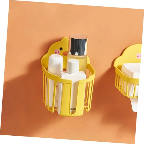 Miniatura 6 de Uonlytech Soporte para toallas de papel amarillo, 2 piezas, soporte de papel higiénico, estante de pañuelos para baño, soporte para pañuelos montado