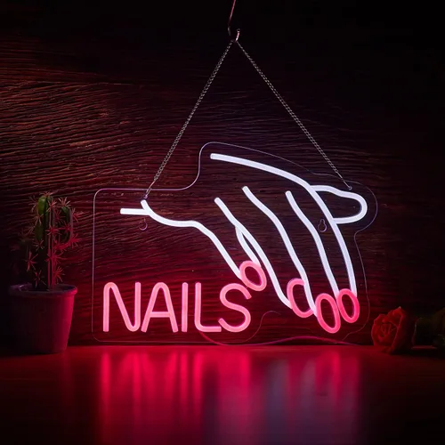 Miniatura 8 de Letrero de neón Bada Girls para decoración de pared, señal de neón regulable Bing Sopranos, luz de neón LED USB alimentada, señales de arte de neón