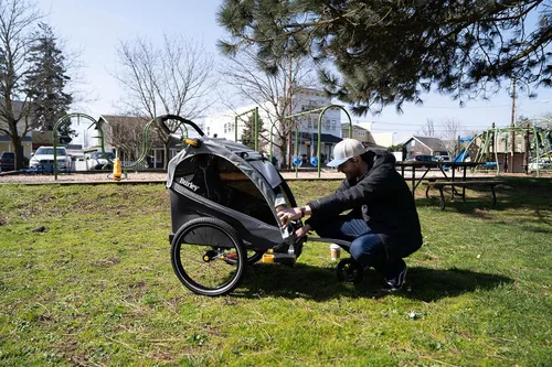 Miniatura 11 de Burley D'Lite X, 1 y 2 asientos para niños, remolque y cochecito