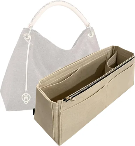 Divitize Organizador de bolso de alta calidad compatible con LV Artsy MM/GM, inserto de fieltro hecho a mano de 0.079 pulgadas, forma cónica de