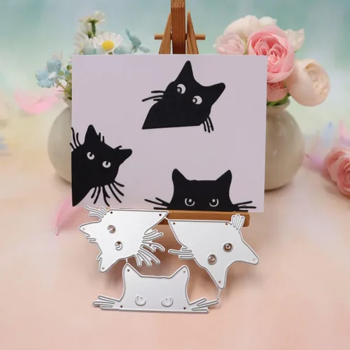 Miniatura 23 de Troqueles para álbum de recortes, troqueles de metal de Navidad para hacer tarjetas, plantilla de perforación para manualidades de papel, plantillas