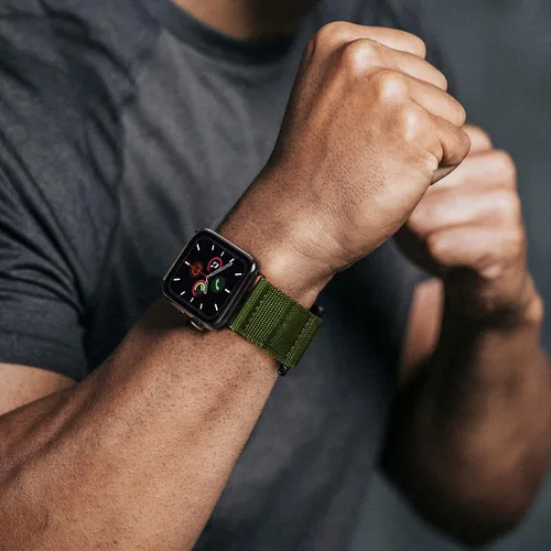 Miniatura 6 de Correa de nailon resistente para Apple Watch de 1.575 pulgadas, 1.614 pulgadas, 1.654 pulgadas, 1.732 pulgadas, 1.772 pulgadas, 1.772 pulgadas