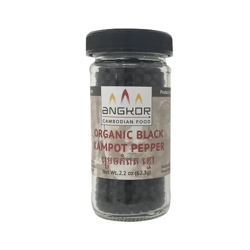 Kampot Pepper Rare - Granos de pimienta camboyanos (negro, tarro de especias)