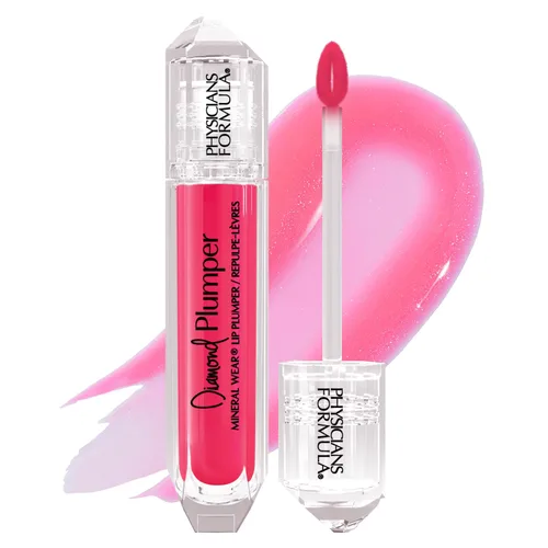 Miniatura 8 de Physicians Formula Mineral Wear Diamond Brillo Labial Voluminizador, Dermatólogo Testado, Corte de Princesa Rosa Claro Corte Princesa Rosa Claro