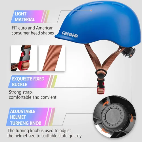 Miniatura 4 de Casco de bicicleta para niños, cascos para niños pequeños para edades 5-8-9-10-12-14-16 años, jóvenes niños y niñas, casco ajustable para niños Rosa