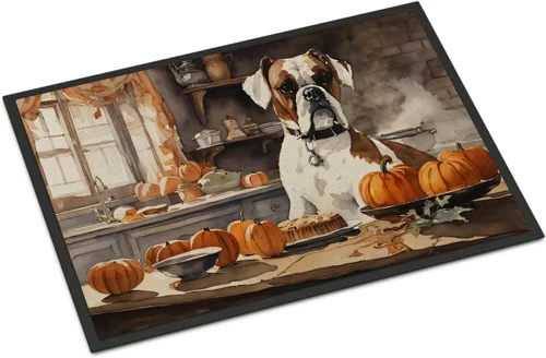 Miniatura 87 de Caroline's Treasures DAC1720MAT Affenpinscher - Tapete de otoño para cocina, con calabazas, 18 x 27 pulgadas, tapete para puerta delantera