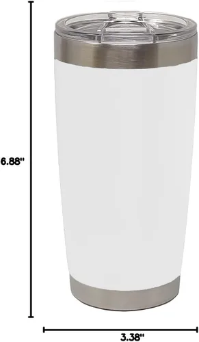 Miniatura 61 de LaserGram Taza aislada al vacío de 20 onzas, asistente médico MA, grabado personalizado incluido (rosa)