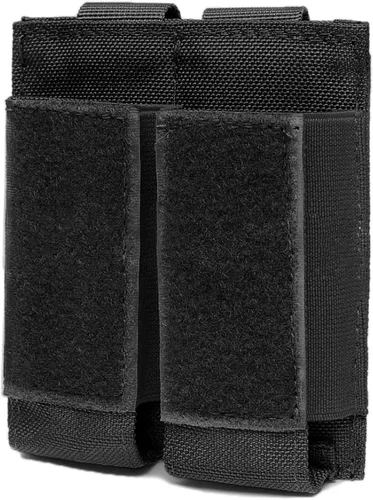 Miniatura 8 de TRIWONDER Bolso táctico para cigarrillos MOLLE pequeño, bolsa militar, estuche para baterías, porta tarjetas EDC, tarjetero, ranura para encendedor