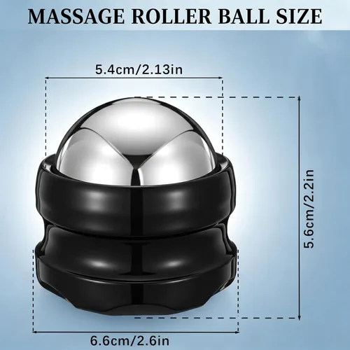 Miniatura 6 de Rodillo de hielo para masaje, rodillo para músculos, tejido profundo, se mantiene fría durante 6 horas, rodillo de fascitis plantar, regalo