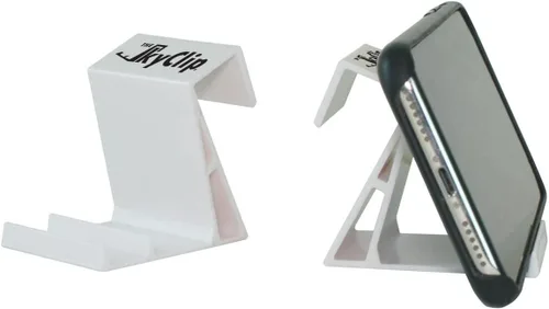 Miniatura 5 de The SkyClip Soporte de mesa para teléfono celular de avión para la parte trasera del asiento y soporte resistente para teléfono, compatible