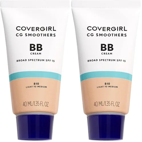 Miniatura 11 de COVERGIRL Smoothers - Crema BB ligera, 1 tubo (1.35 onzas), 810 tonos de piel claros a medios, crema BB hidratante con protección solar SPF 21