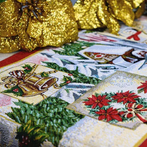 Miniatura 3 de Homvare Camino de longitud completa para cena de Navidad, reuniones de amigos y familiares, festivales, cócteles, decoración del hogar, tapiz