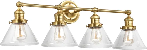 Miniatura 39 de Design House 519892 Kimball Industrial Farmhouse Luz de Pared Interior de 1 Luz con Pantalla de Metal para Pasillo, Baño, Cocina, Vestíbulo, Pintura