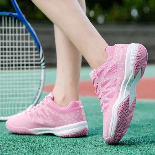 Miniatura 5 de Jakcuz Zapatos de tenis de bádminton para hombres y mujeres zapatos de raqueta tenis de voleibol para entrenamiento de cancha en interiores