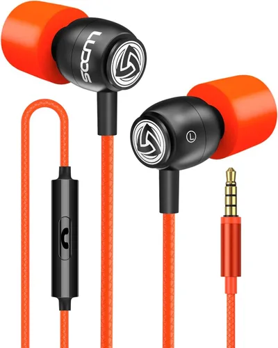 Miniatura 13 de Auriculares con cable Ludos Clamor, auriculares intraaurales, 5 años de garantía, auriculares con micrófono, auriculares con aislamiento de ruido