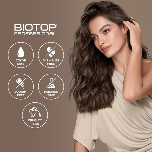 Miniatura 5 de Biotop Professional 700 Keratin + Kale Hair Shampoo – Reparación del cabello dañado rico en vitaminas A, C + K – Combate el encrespamiento y reduce