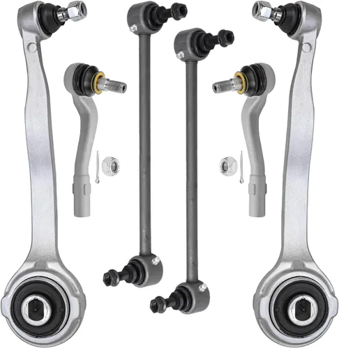 Miniatura 64 de Detroit Axle - Kit de brazos de control de extremo delantero 4WD para Ford 04-08 F-150, 06-08 Lincoln Mark LT, 4 extremos de barra de acoplamiento