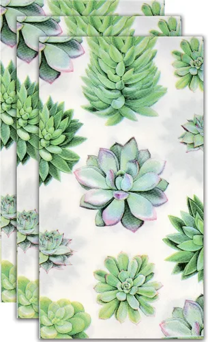 Miniatura 3 de 100 servilletas de papel botánico para suculentas, para baño, cactus, jardín, fiesta, baby shower, boda, decoración de mesa