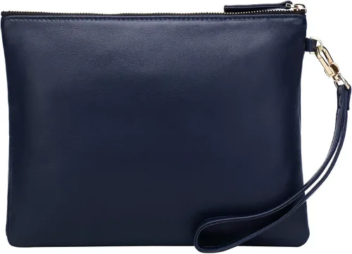 Miniatura 4 de DORIS&JACKY Bolso de mano de piel de cordero para mujer, grande, suave, con correa