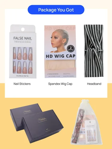 Miniatura 7 de Nadula - Peluca de onda corporal con raya en V, cabello humano sin mechas fuera, ombre de negro a marrón castaño, mejora de raya en U, peluca